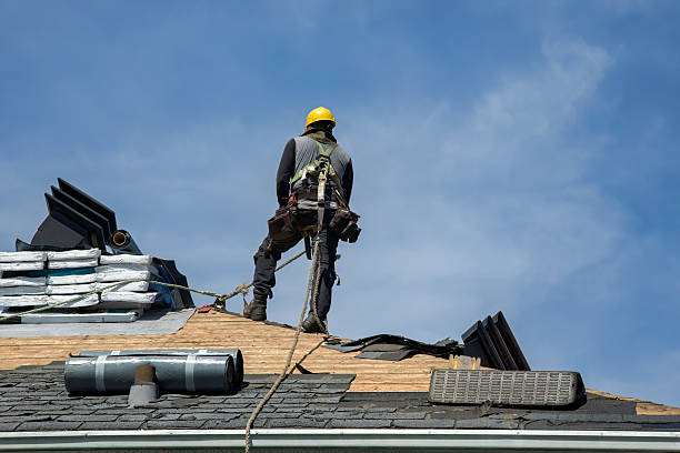 Professional Roofing technician working in West Milton, PA